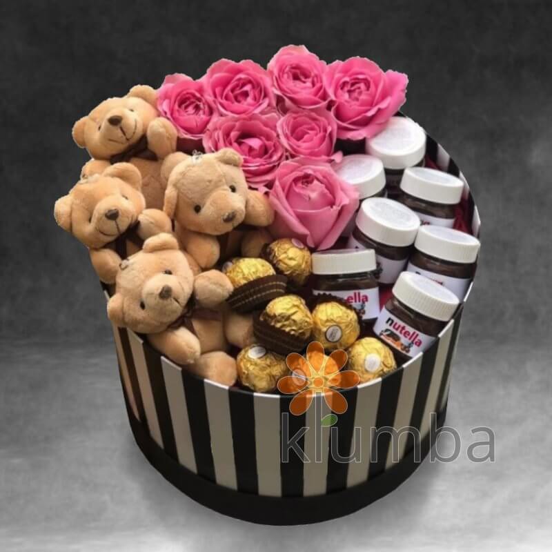 Flower candy box sales