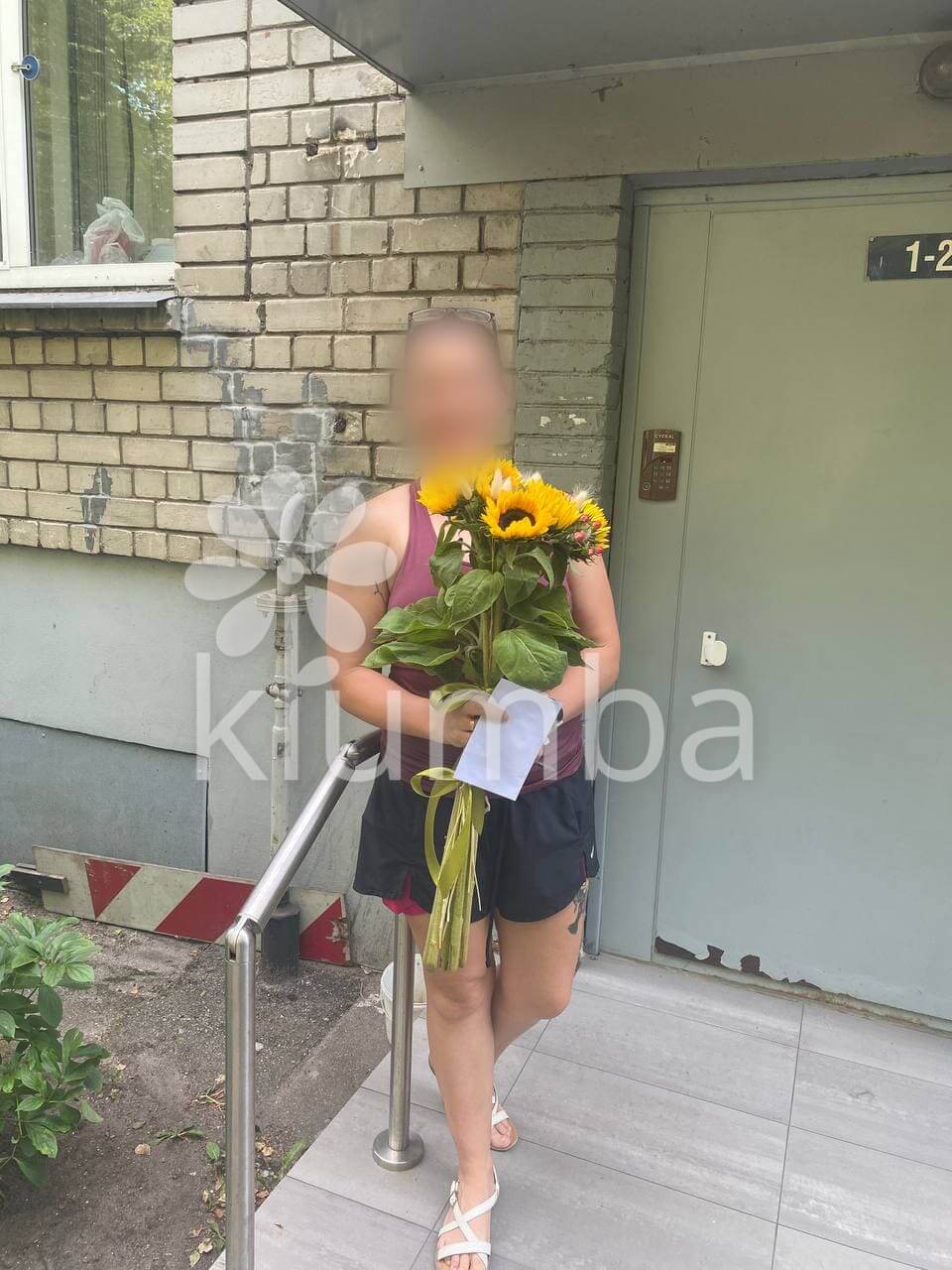 Deliver flowers to Rīga (hypericumsunflowersveronica)