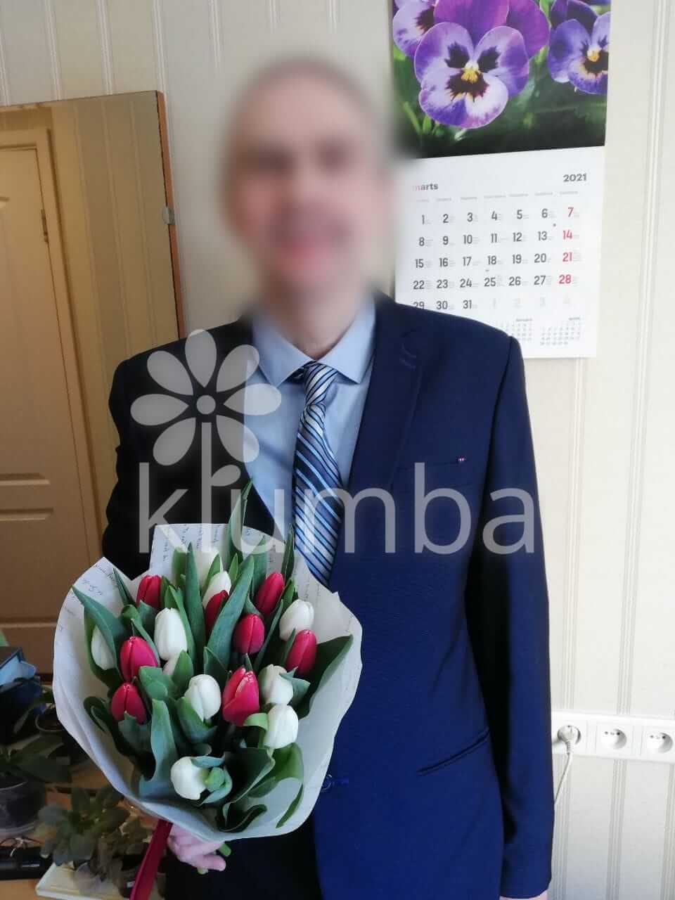 Ziedu piegāde Latvia Rīga (tulpes)
